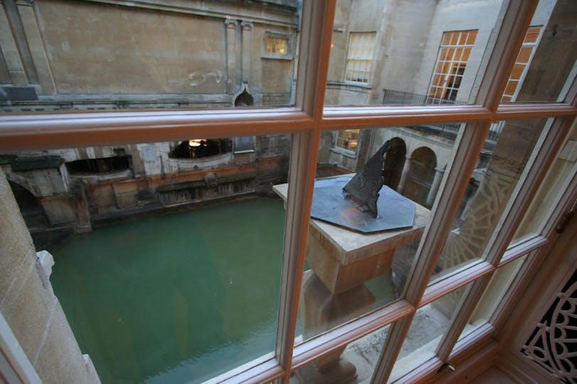 roman baths from the pump room
