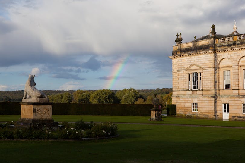 West Facade with Rainbow