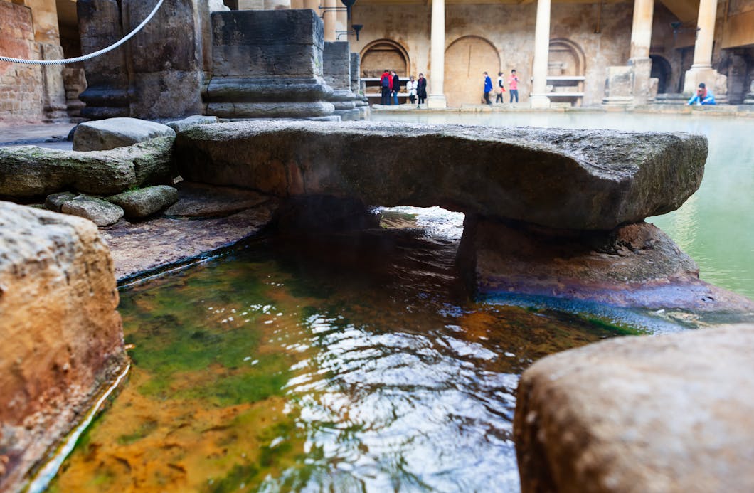 Sacred Hot Springs, Roman Baths, Bath, England