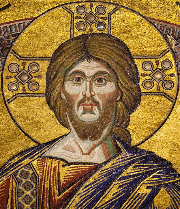Ceiling Mosaic: Christ in Majesty, Detail