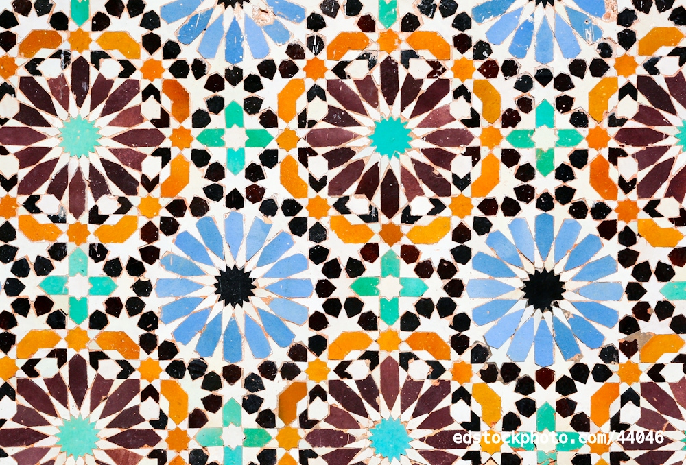 Saadian Tombs: Colorful Tiles