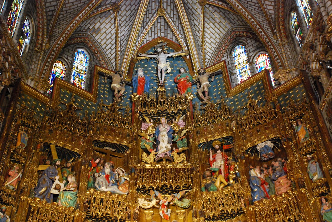 Capilla Mayor Altarpiece, 1504: Top