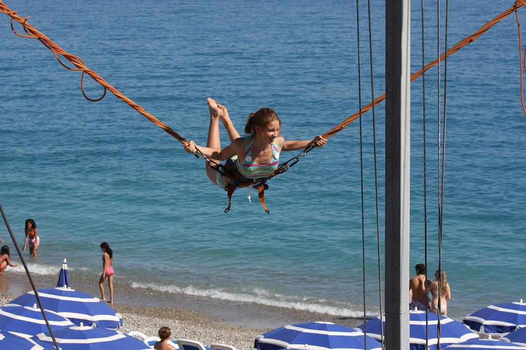 trampolining