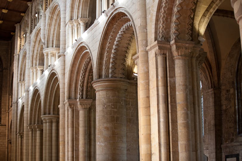 Selby Abbey: Norman Arches