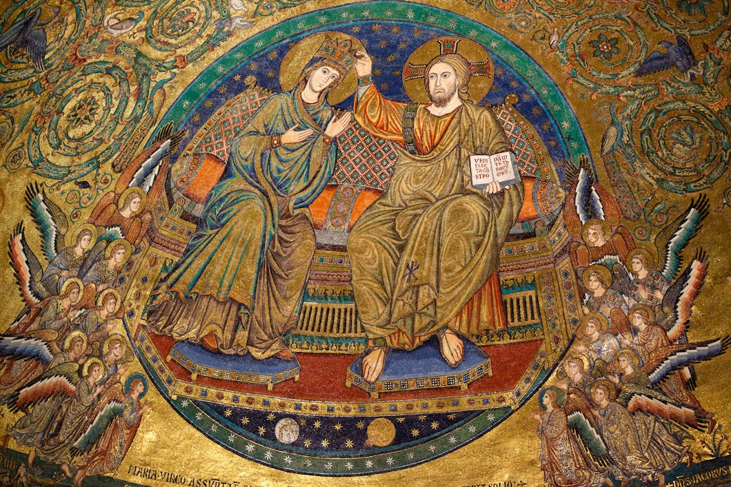 Apse Mosaic: Coronation of the Virgin