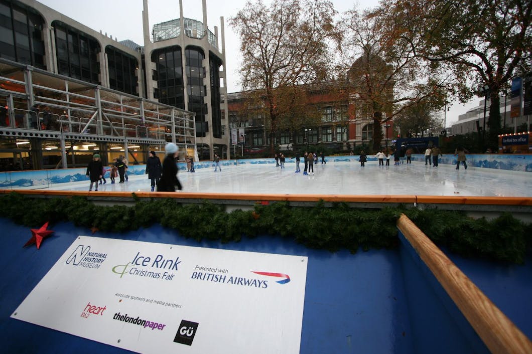 ice rink @ natural history museum