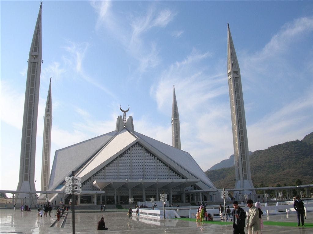 Faisal Mosque from Main Courtyard