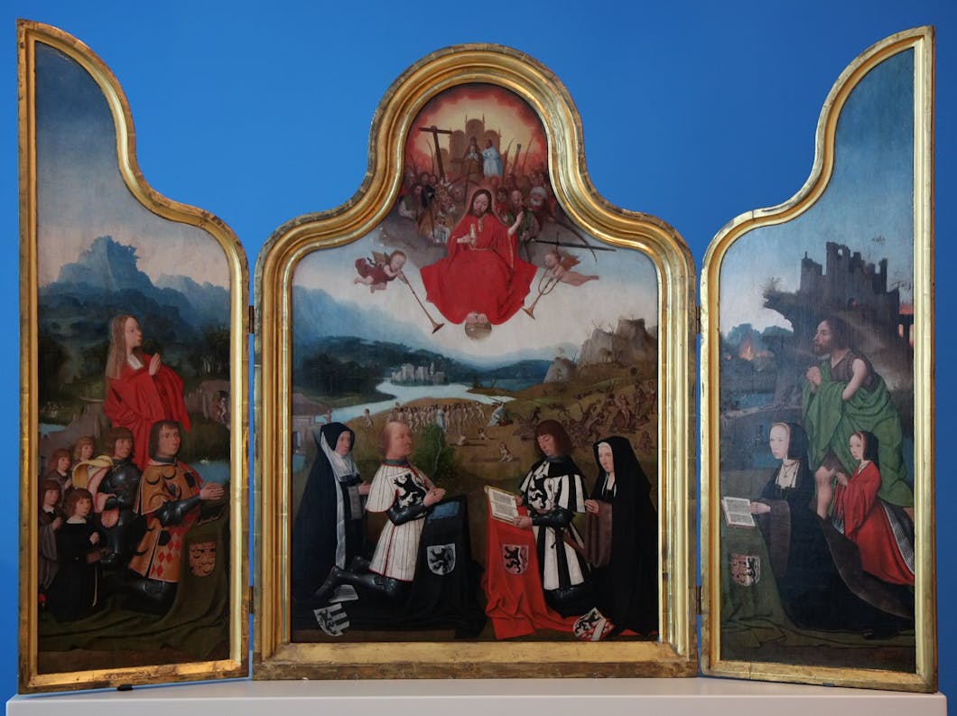 *Last Judgment Triptych* by Jan Mostaert, c. 1514