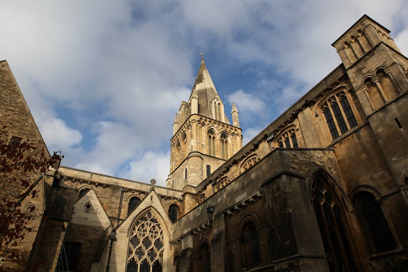 View from Southeast - Christ Church Cathedral, Oxford