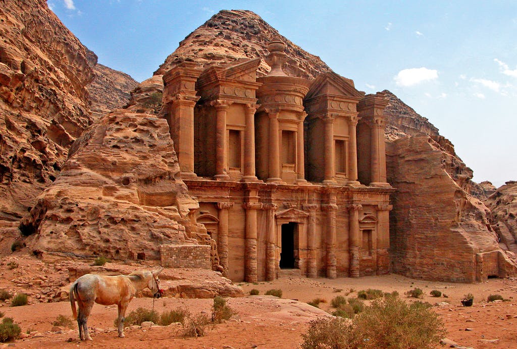 Monastery with Donkey