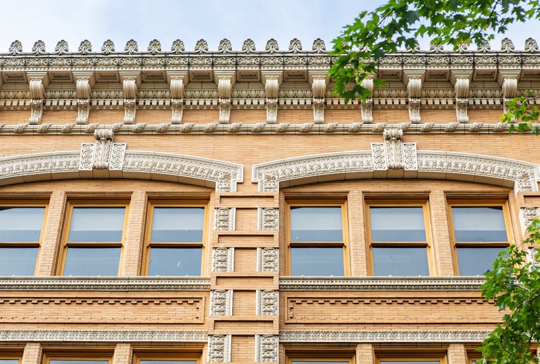Facade and Cornice Detail, Postal Building - Portland, Oregon