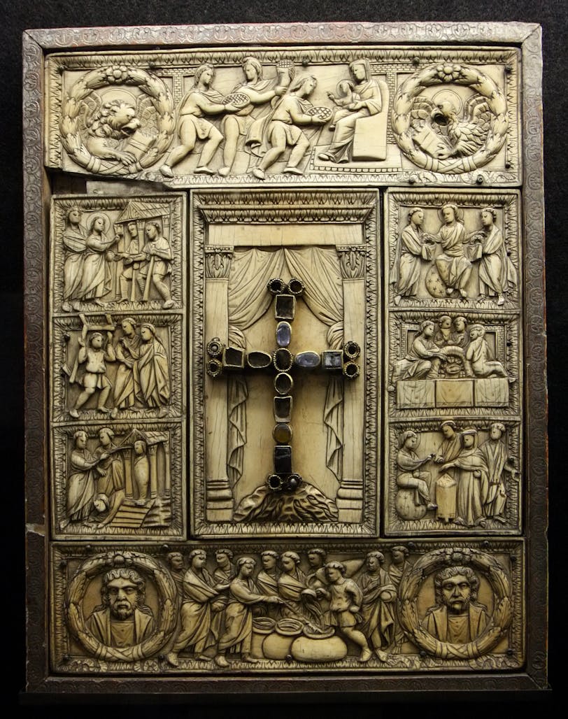 Five-Part Diptych, c.500