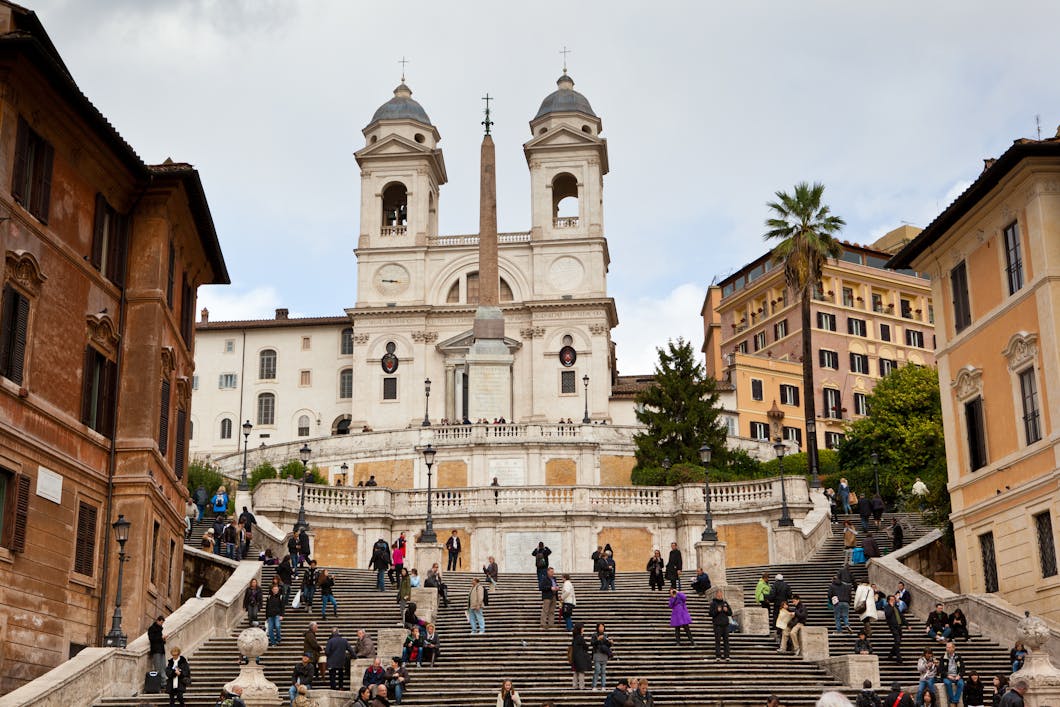 Trinita dei Monti and the Spanish Steps