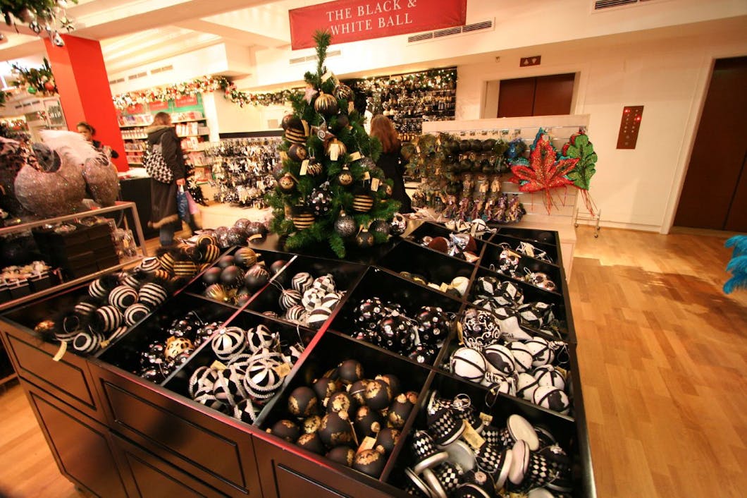christmas balls @ harrod's
