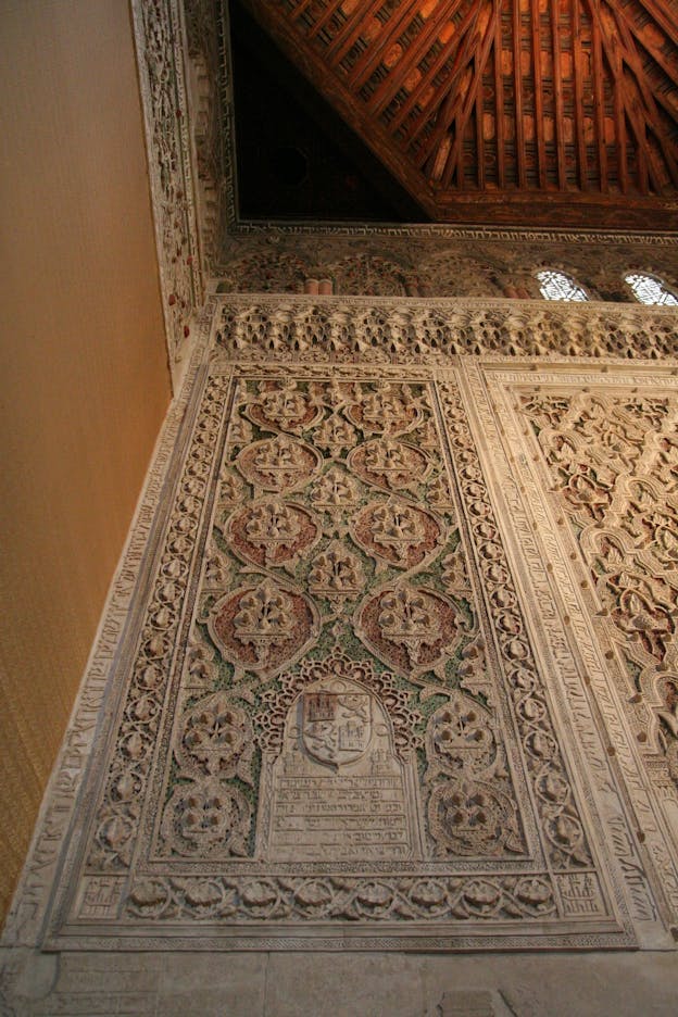 Beautifully Decorated East Wall of Prayer Hall