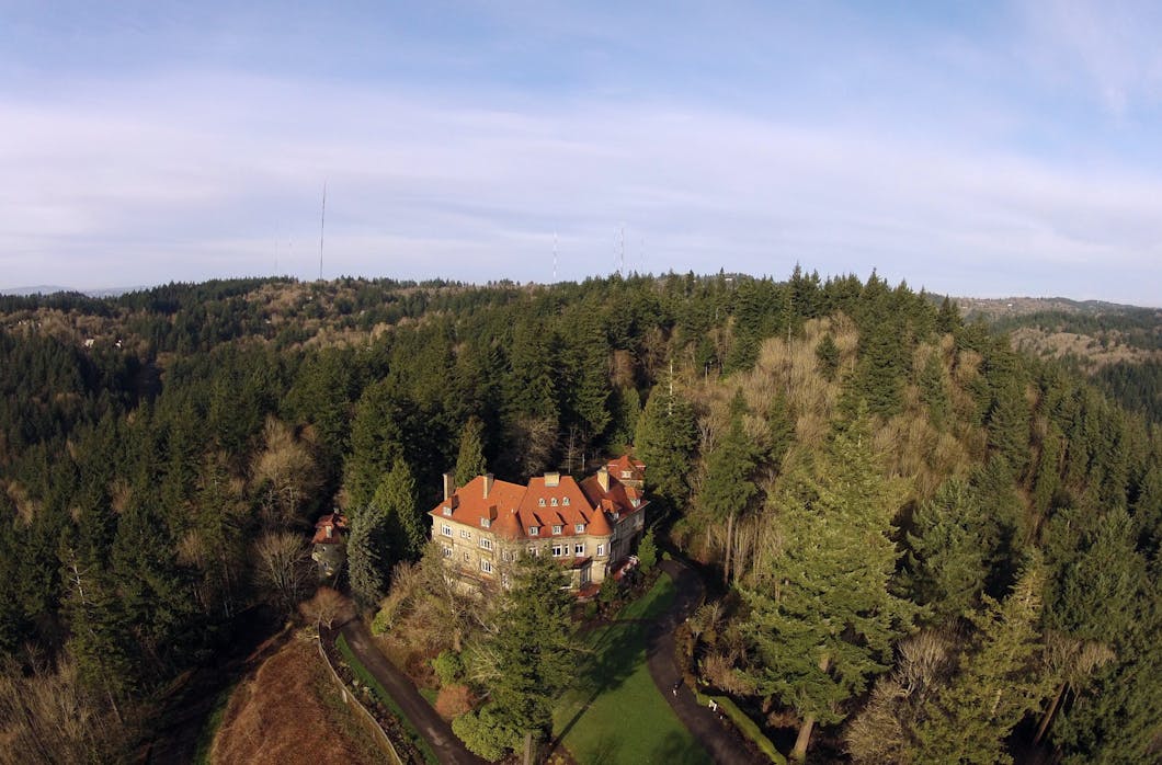 Aerial View from East