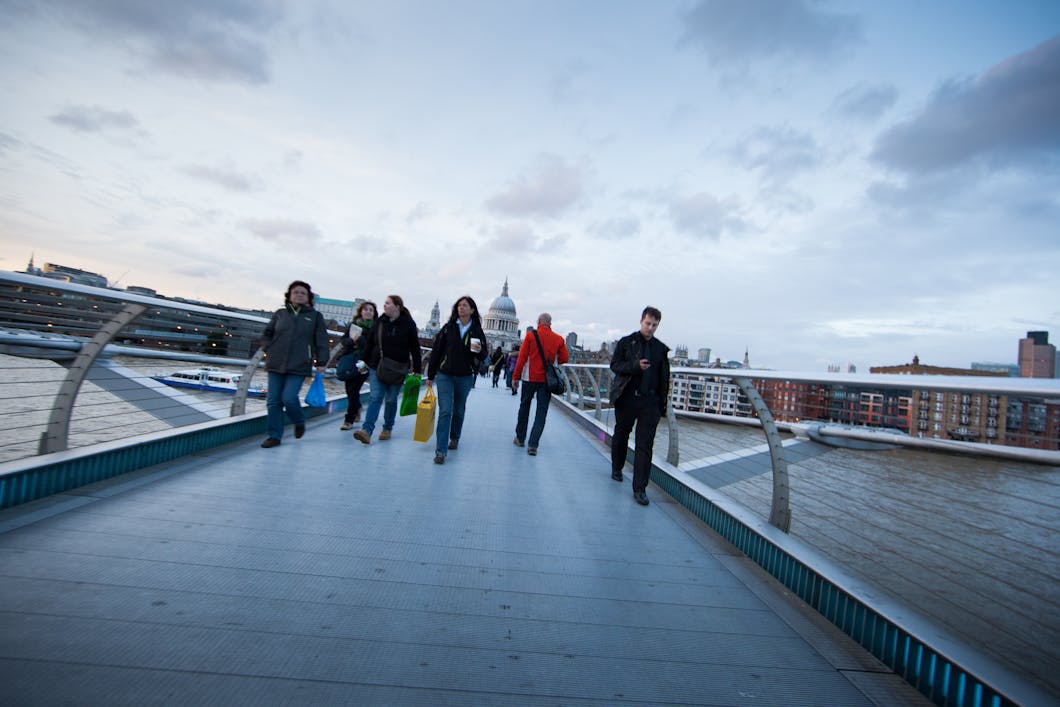 Millennium Bridge at Dusk