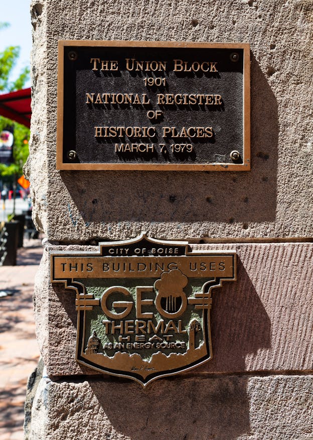 Union Block Plaques, Boise, Idaho