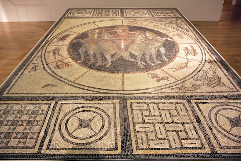 Sun God and Zodiac Mosaic, Bonn, Germany