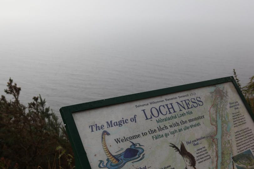 Loch Ness on a misty morning