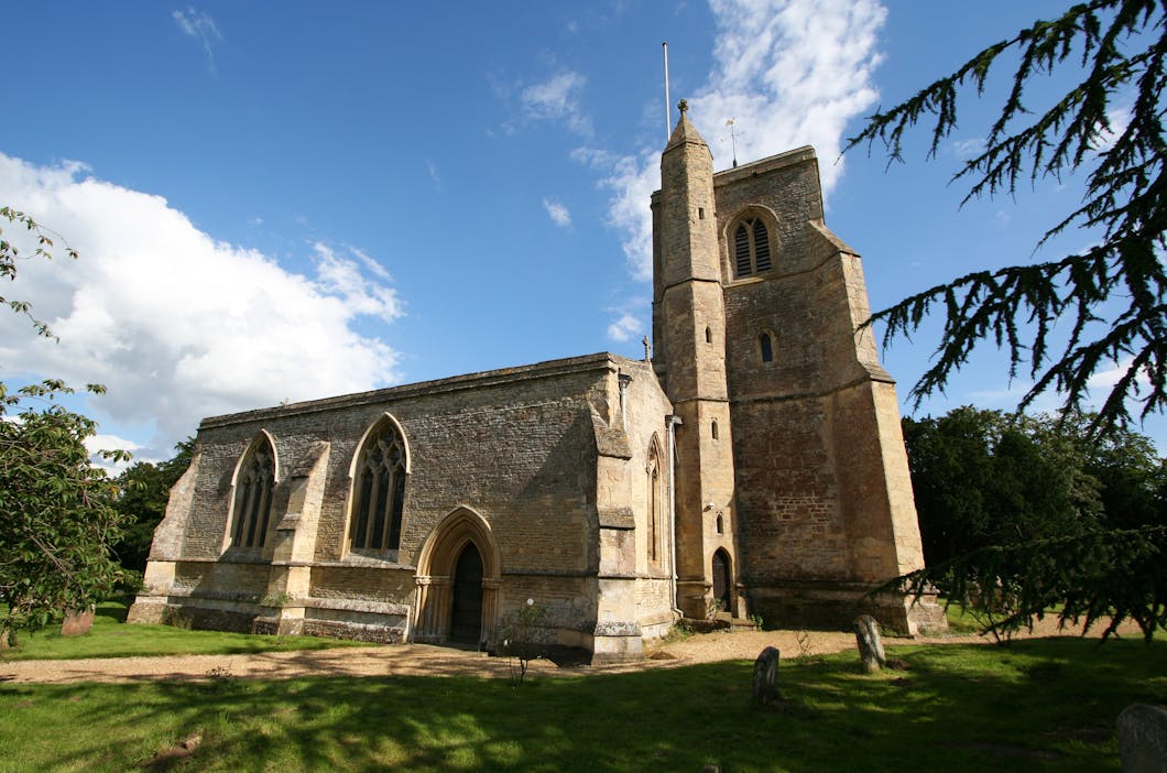 View from Northwest, Great Milton Church, England