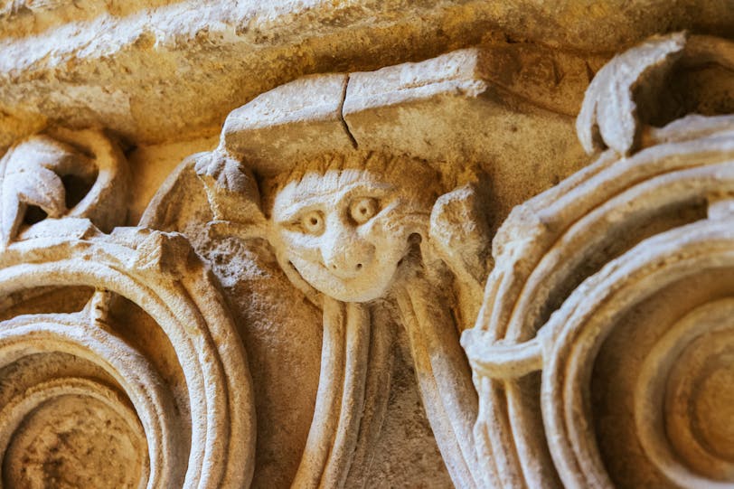 Cloister Capital, St-Paul de Mausole, St-Rémy, France