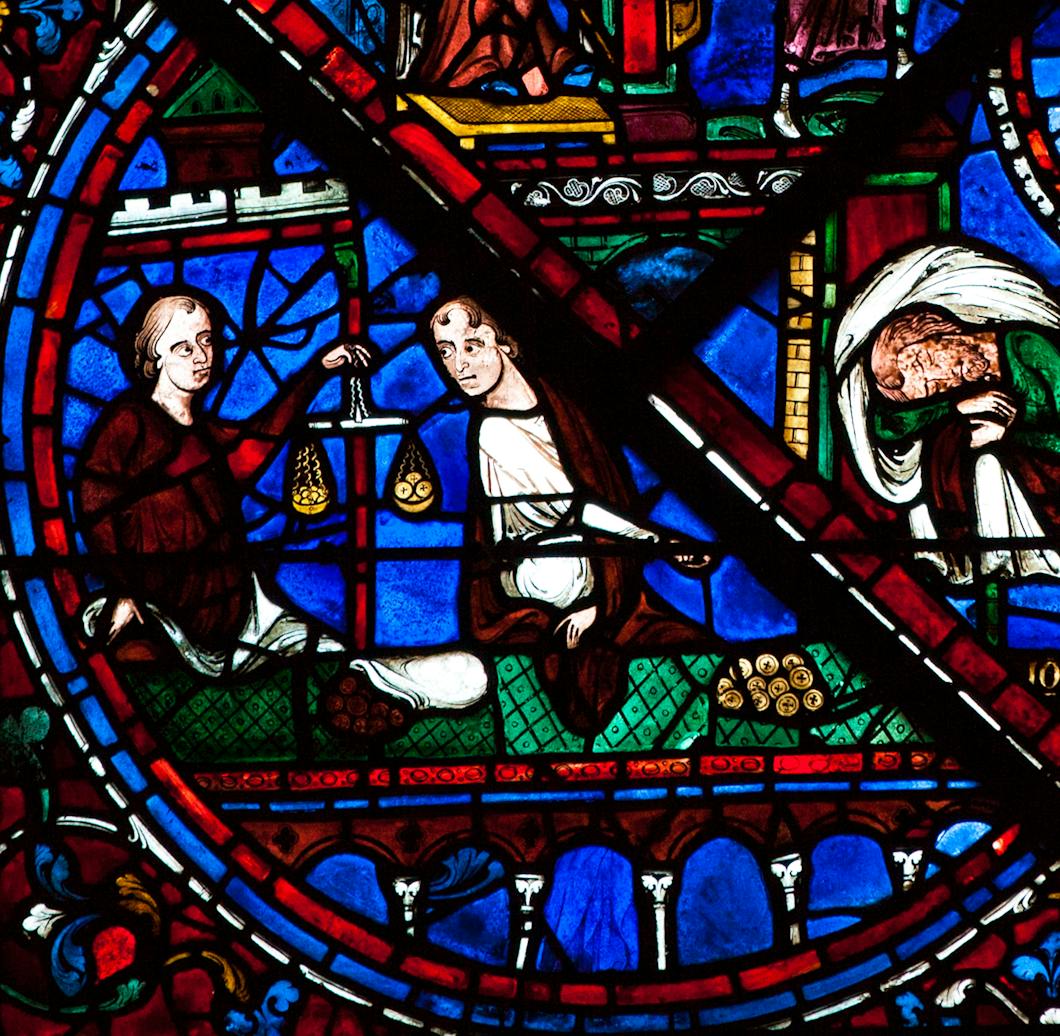 Joseph Window 1: Medieval Bankers