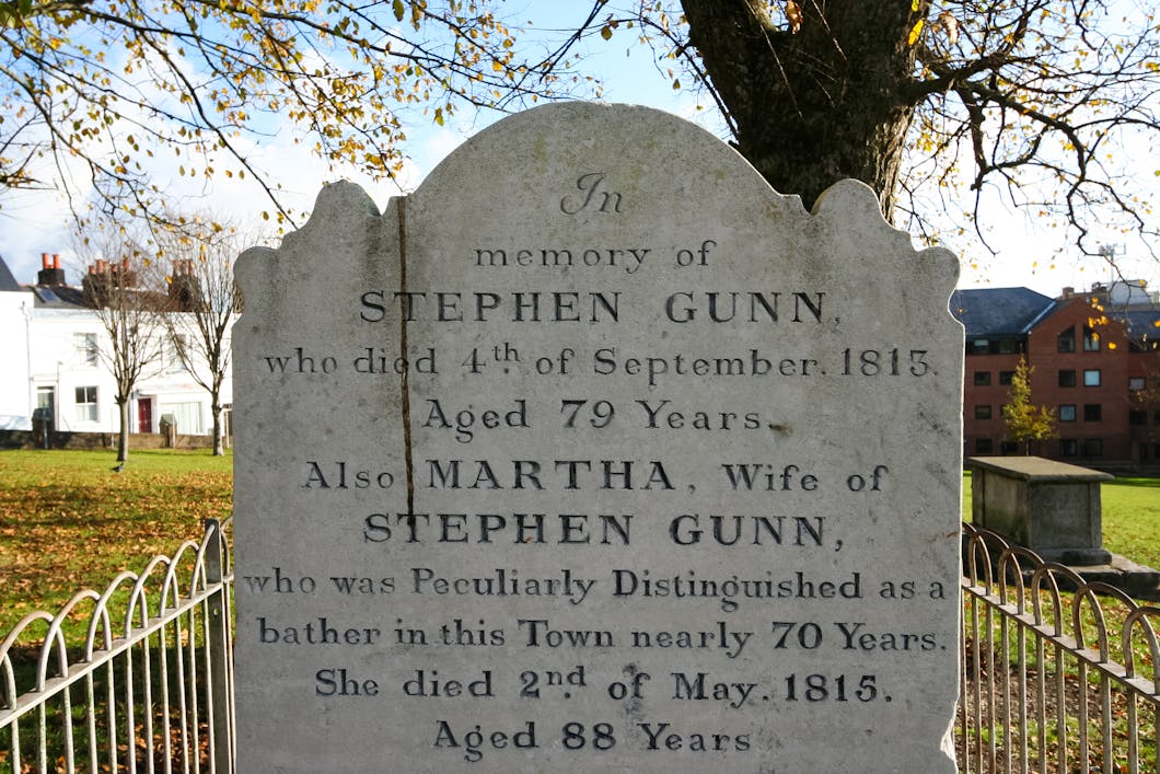 Gunn Tombstone, Church of St. Nicholas, Brighton, England