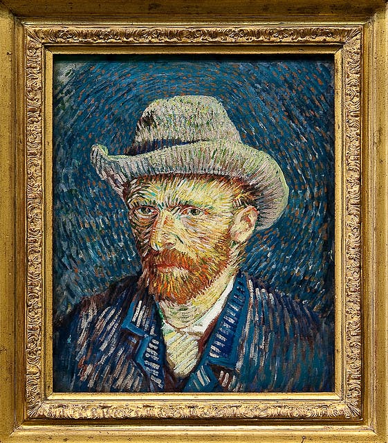 Van Gogh Museum - Self-portrait 1887 - 1888