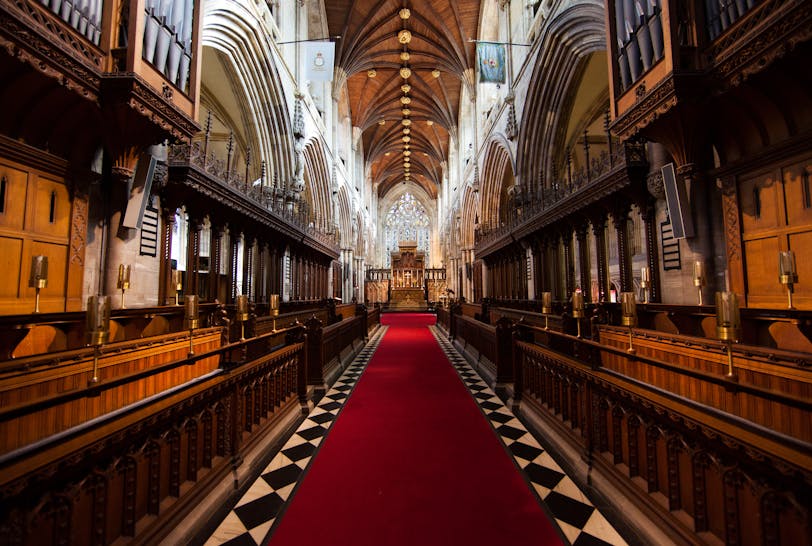 Selby Abbey: Choir Looking East