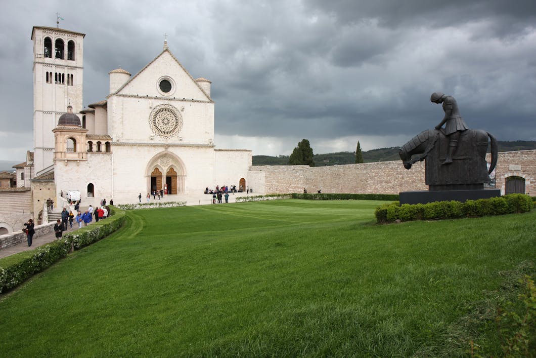 Upper Church and Statue